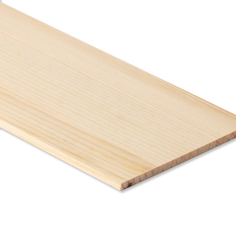 Unfinished Pine Wood Planks for Crafts, Projects & Decoration - 12 Pack
