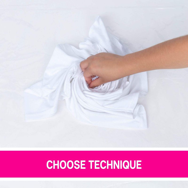 Glow-in-the-Dark Tie Dye Kit with Neon Colors, Easy One-Step Design