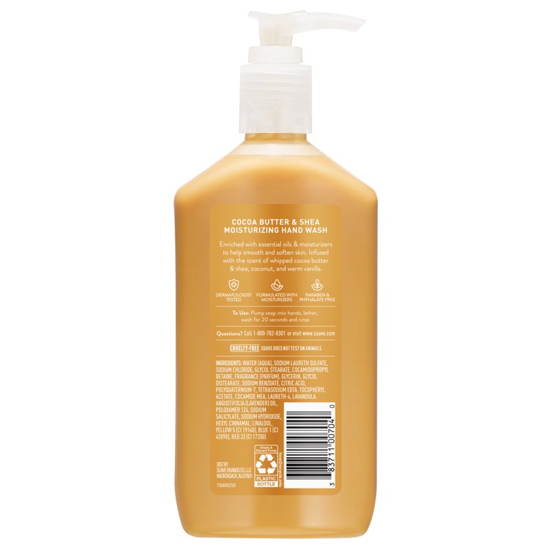 Moisturizing Hand Soap with Cocoa Butter & Shea - 6 or 12 Pack