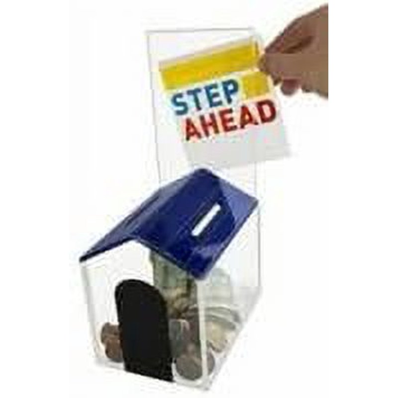 Dog House Donation Coin Collection Box with Cam-Lock & Keys - Charity Fundraising