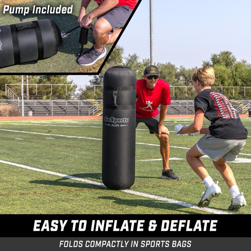 Inflatable Football Tackling Dummy - 4.25 ft Blocking & Contact Training Pad