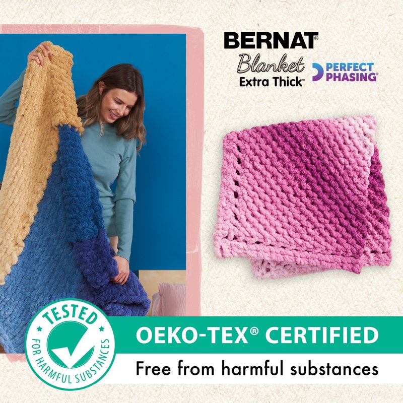 Jumbo Polyester Yarn with Perfect Phasing for Home Decor & Large Projects