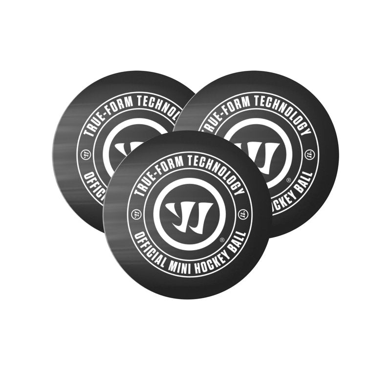 Mini Hockey Balls Set of 3 - Durable Urethane Indoor Game Balls