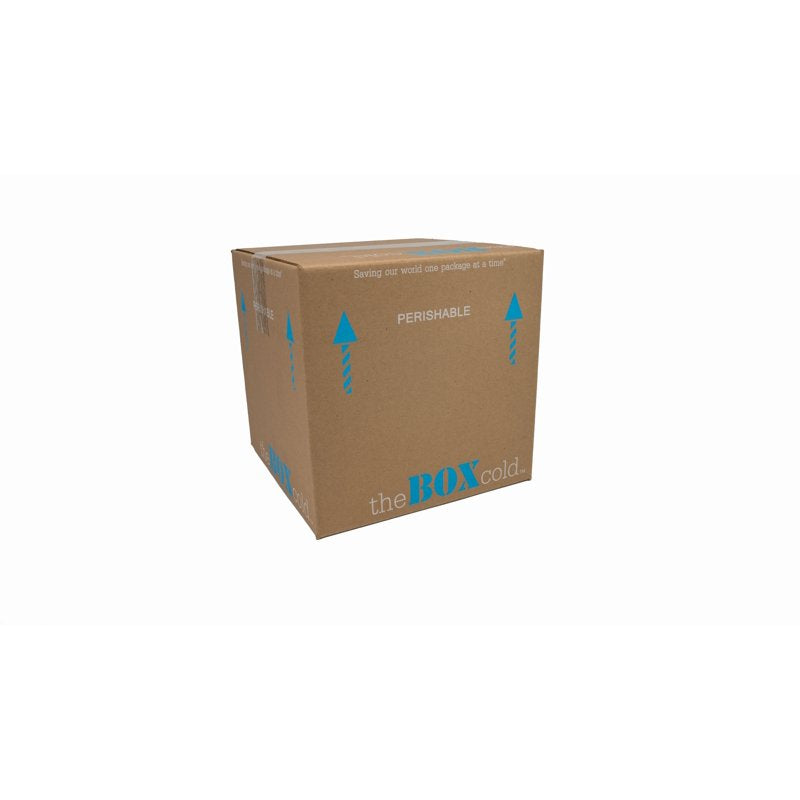 Insulated Cold Shipping Box with Foam Cooler - Reusable & Recyclable