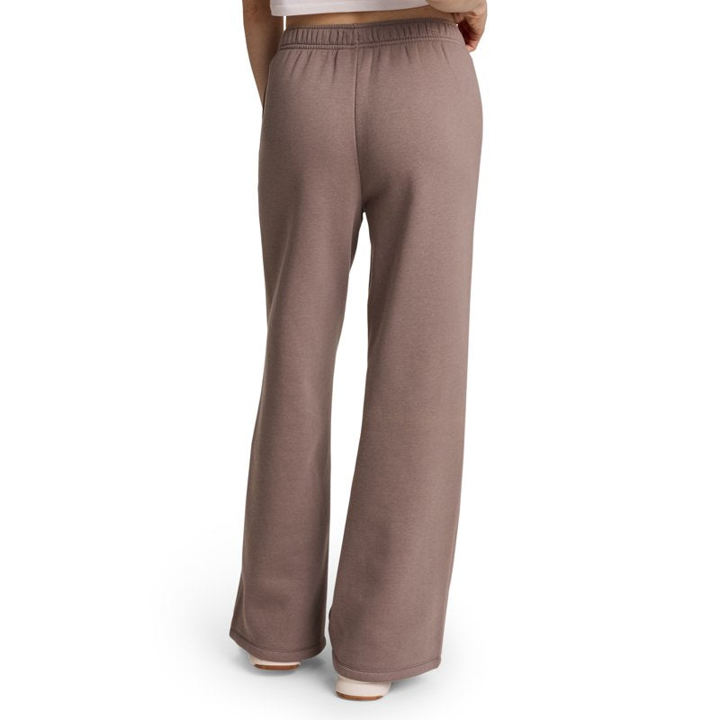 Women's Wide Leg Fleece Pants - Comfortable Athletic Lounge Wear