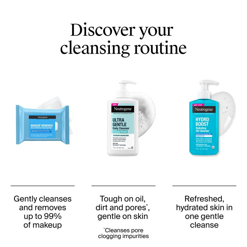 Makeup Remover Wipes & Face Cleansing Towelettes - 3 or 6 Pack