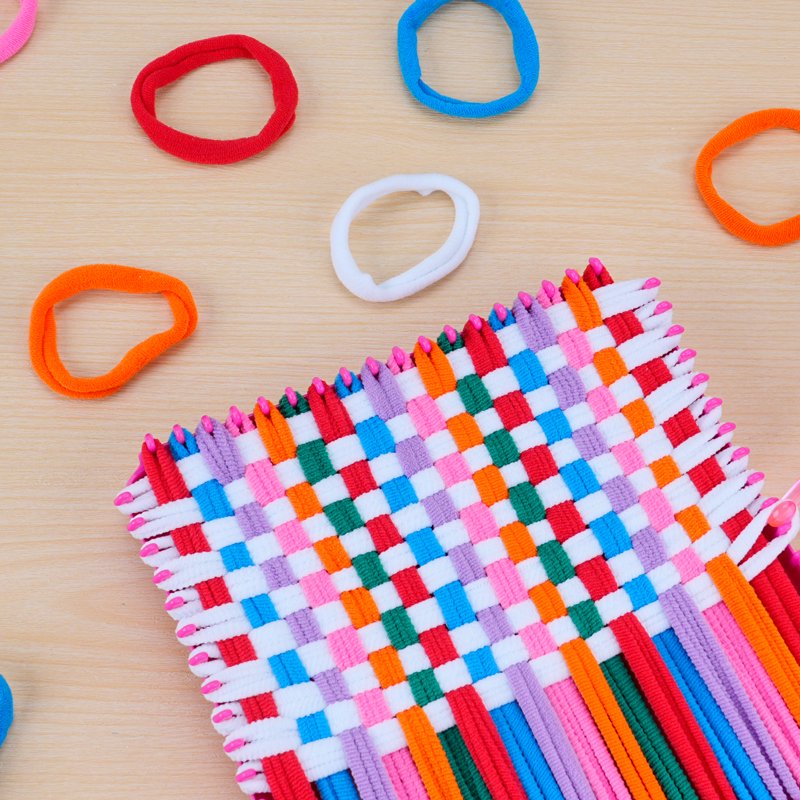 Kids Weaving Loom Kit with 224 Loops - Arts & Crafts DIY Potholder Set for Girls