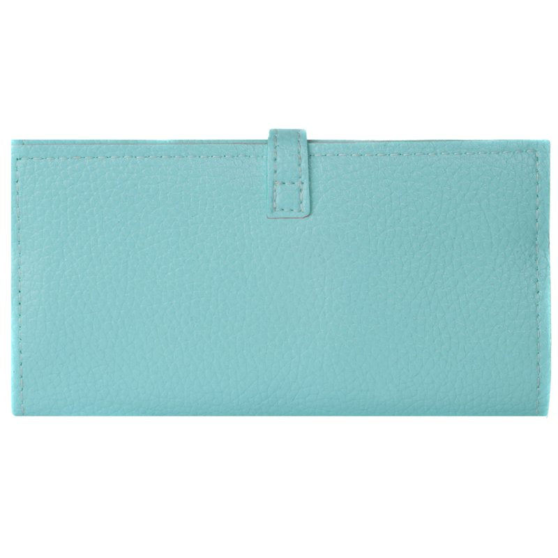 Vegan Leather Wallet with Belt Strap and Phone Compartment - Multiple Colors