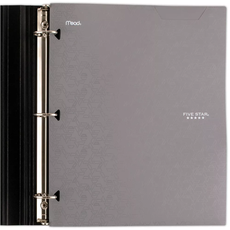 2-Pocket Plastic Folder for School & Office - Stay-Put Letter Size, 11.75 x 9.5 inches