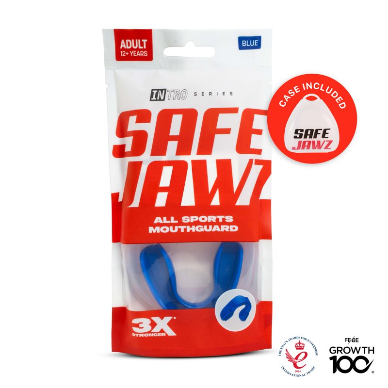 Slim Fit Sports Mouth Guard with Case for Adults & Youth - Impact Protection