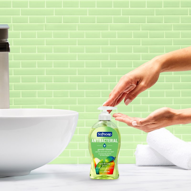 Antibacterial Liquid Hand Soap with Pear Scent - 11.25 Fl Oz Bottle