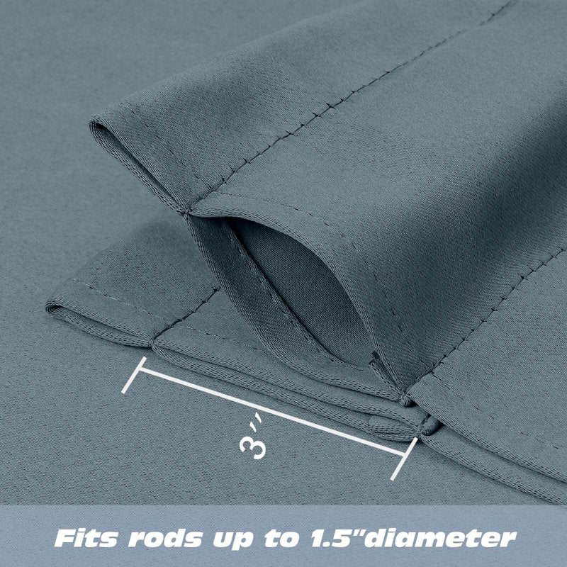 Window Valance Curtain 60W x 14L - Light-Filtering 1-Piece Small Kitchen & Bedroom