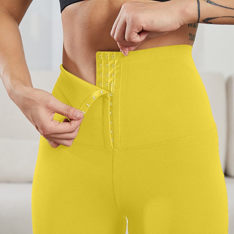 High Waist Corset Leggings for Women - Slimming Body Shaper & Workout Pants
