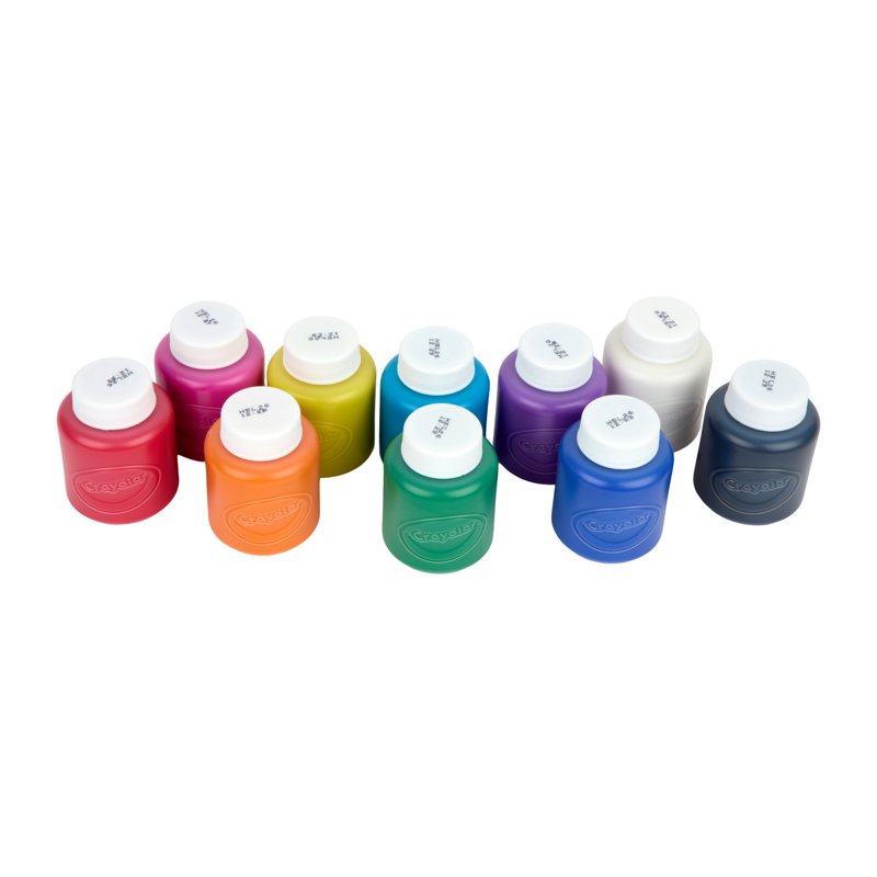 Kids Washable Paint Set 10 Colors 3 Pack - Art & Craft Supplies for Ages 3+
