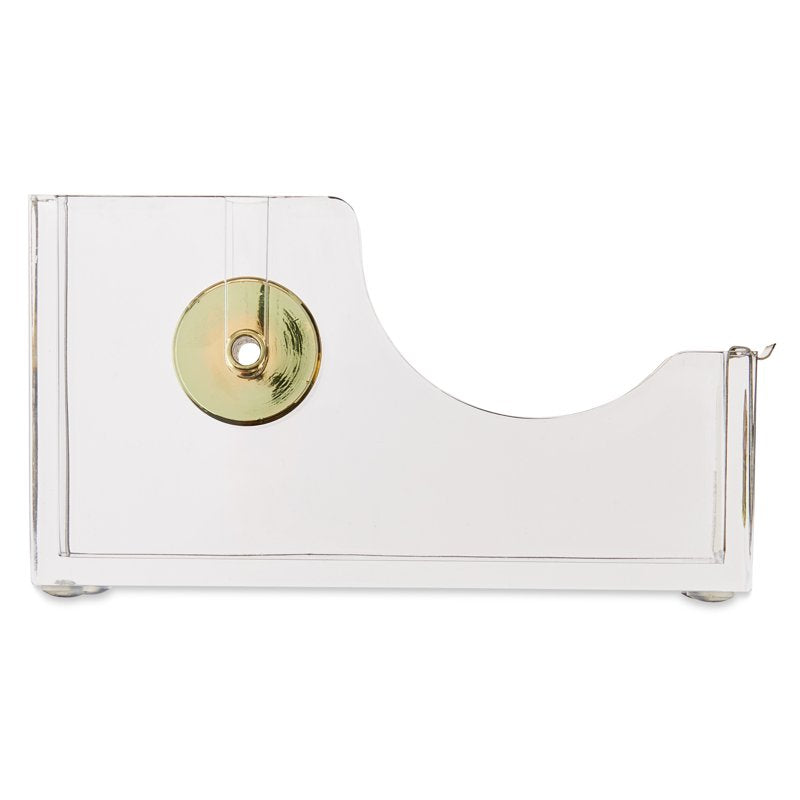 Gold Tape Dispenser Acrylic Desk Organizer Office Supplies