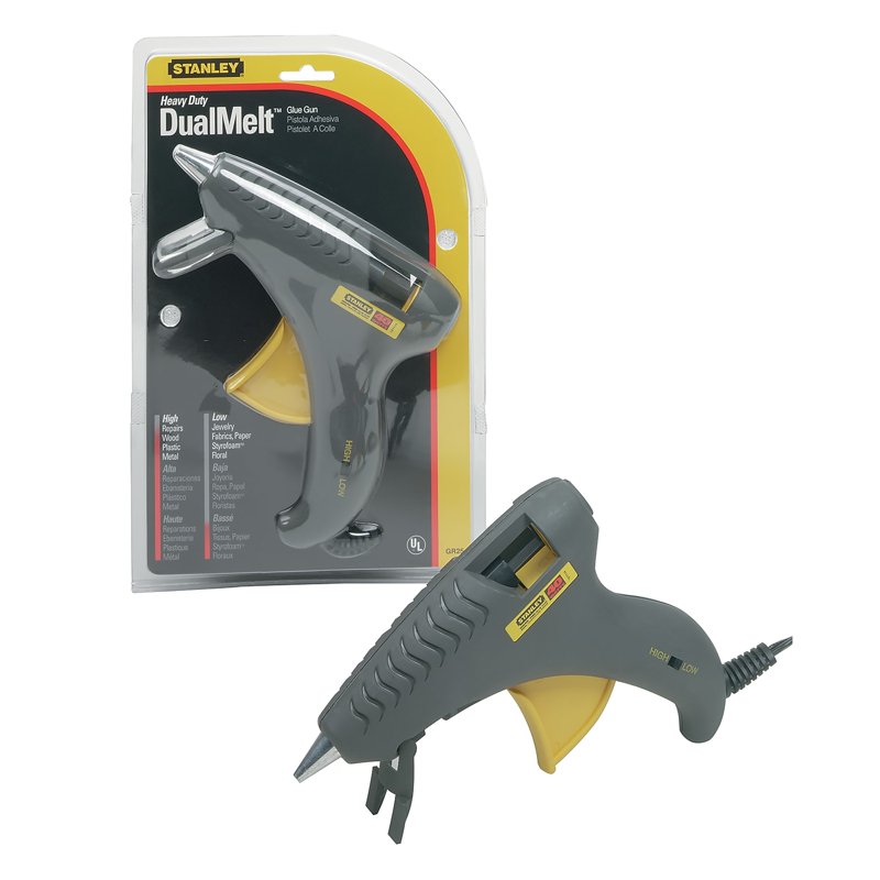 Stanley Trigger Feed Mid-Size Dual-Temperature Glue Gun for Crafts & Repairs