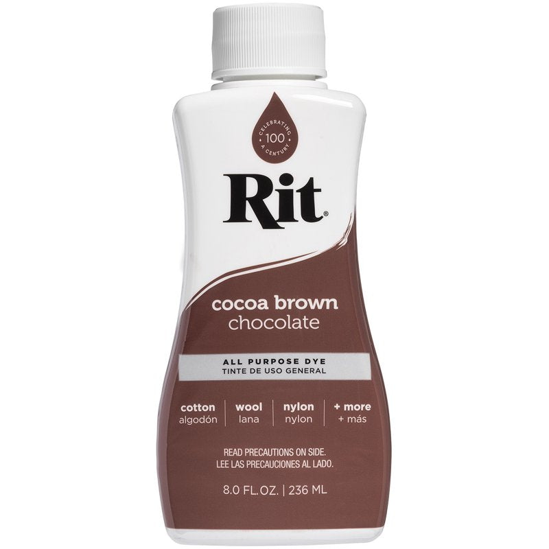 Liquid Fabric Dye 8oz Cocoa Brown Multipack of 3 - Clothing & Home Decor