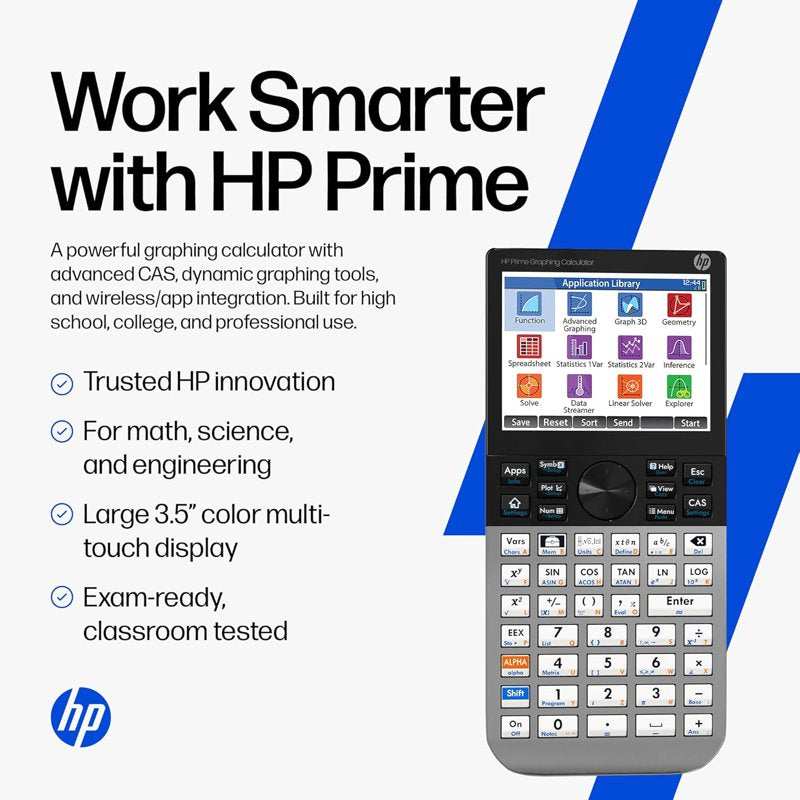 Scientific Graphing Calculator with Multi-Touch Color Display, CAS, SAT & Exam Approved