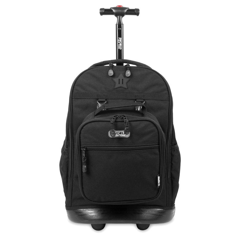Kids Rolling Backpack with Detachable Lunch Bag - School Travel Gear