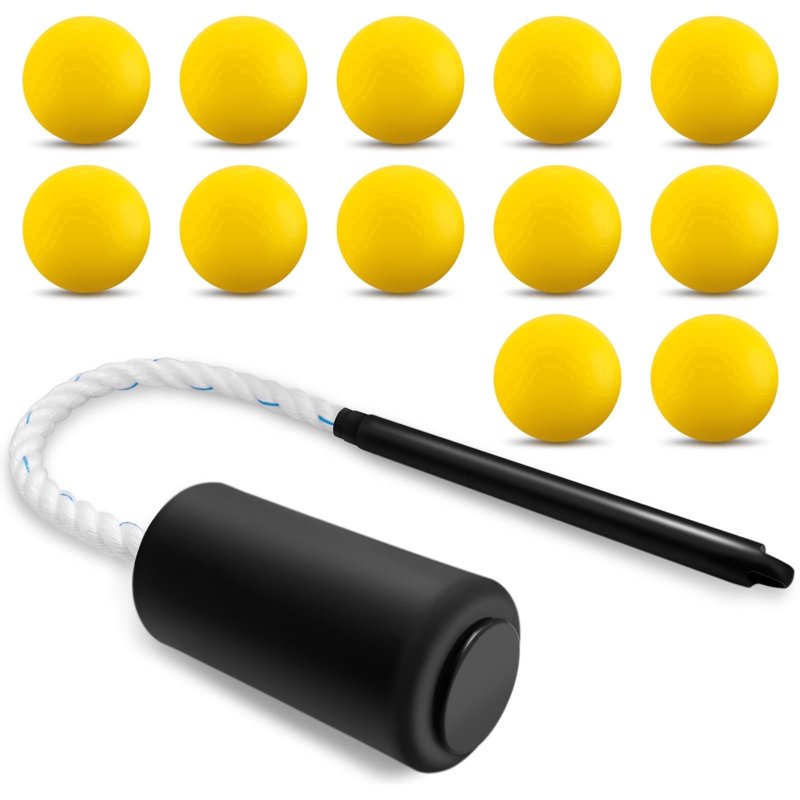 Youth Baseball Swing Trainer with Practice Balls and Adjustable Rope Batting Aid