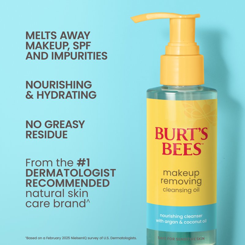 Makeup Removing Cleansing Face Oil with Argan & Coconut Oil - Hydrating & Gentle