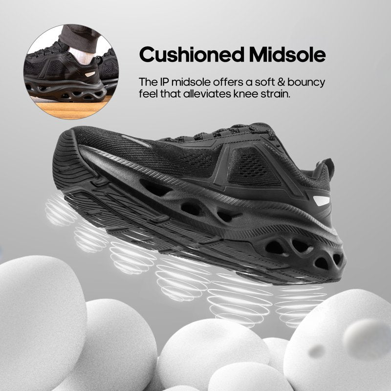 Men's Breathable Non-Slip Running & Training Shoes - Cushioned Support Fitness Sneakers