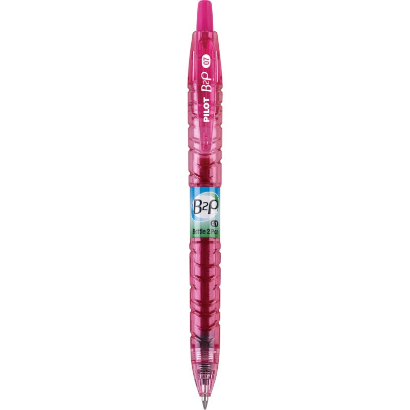 Pilot Bottle to Pen (B2P) Recycled Gel Pens - Fine Point, Assorted Colors, 5 Pack