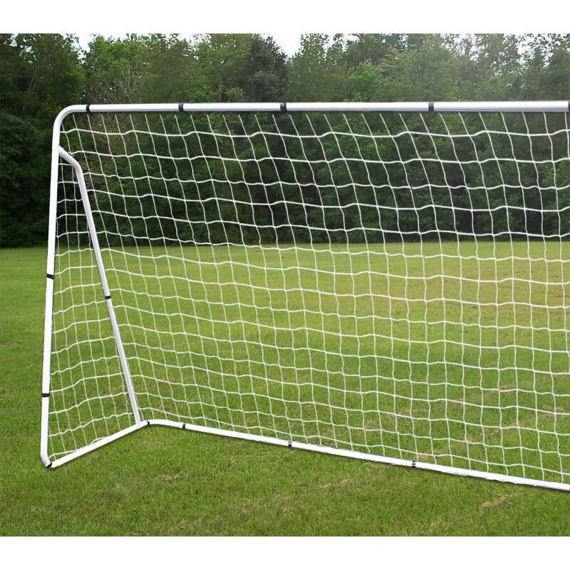 12' x 6' Portable Soccer Goal with Net - Steel Backyard Youth/Adult Training