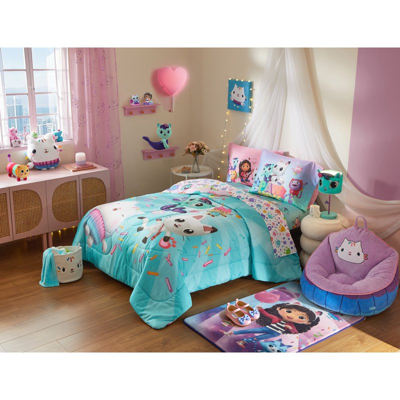 Kids Room Blackout Curtain Panel with Sheer Layer - 38x84 Inch