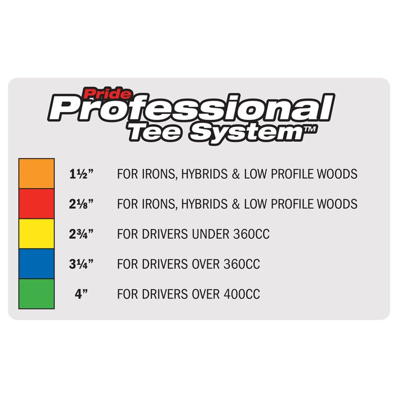 Golf Tees 3-1/4 Inch White 45-Count for Driver & Fairway Wood - Pack Variants