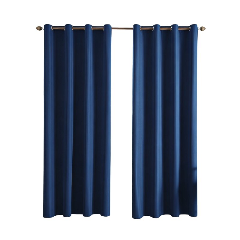 Blackout Curtains Waterproof Room Darkening Drapes - 59x63 Inch Polyester Solid Colors