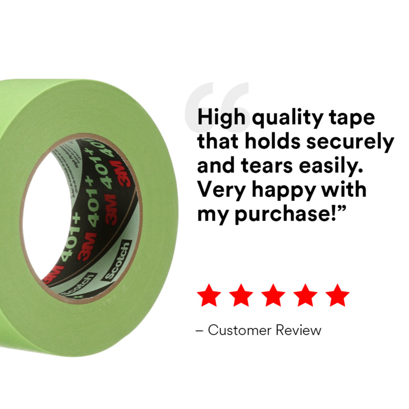 High Performance Green Masking Tape 1/2 in. x 60 yds. - Heat-Resistant Automotive & Industrial Masking Tape
