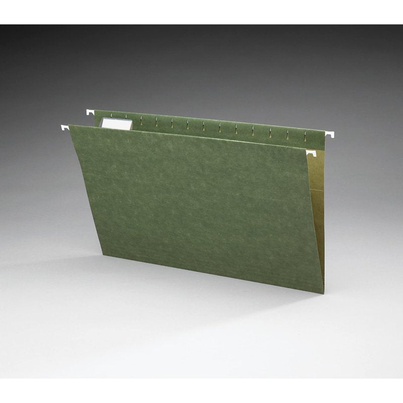 Legal Size Green Hanging File Folders Pack of 25 - Eco-Friendly Office Organization