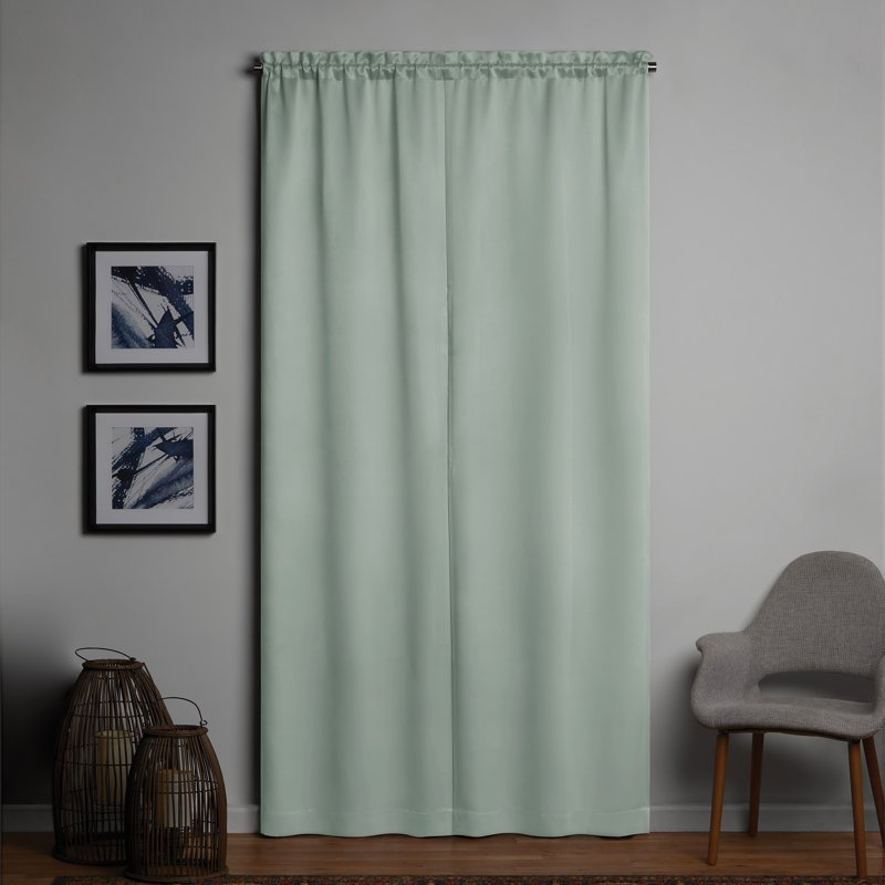 Blackout Curtain Panel Pair - Room Darkening Window Treatment, 30x95 in