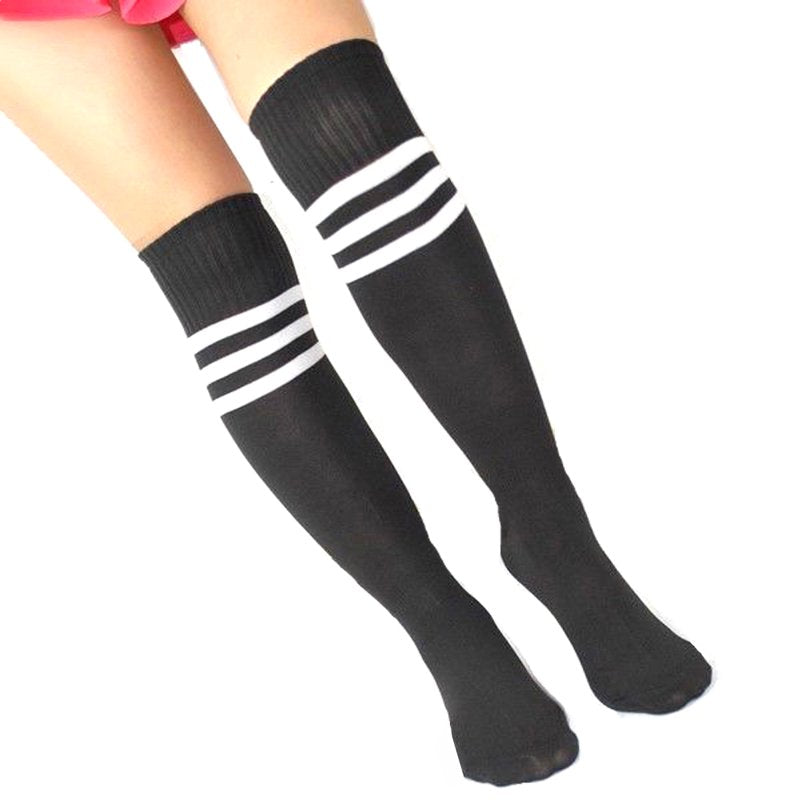 Rainbow 4 Kids Soccer Socks 4 Pack - Boys & Girls Cotton Team Socks, 12-16 Years
