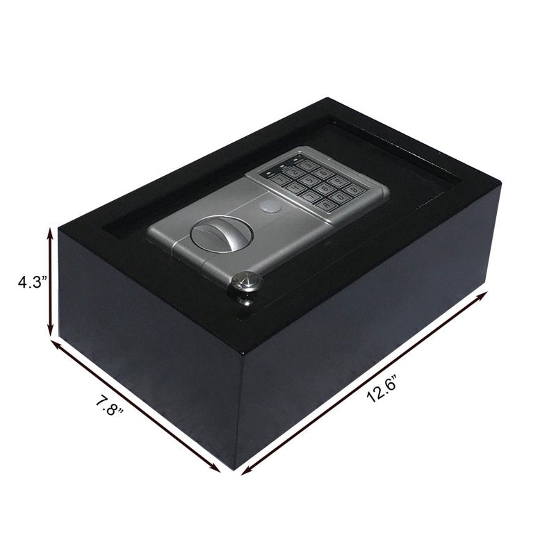 Digital Drawer Safe Hidden Security Box for Jewelry Guns Cash Portable