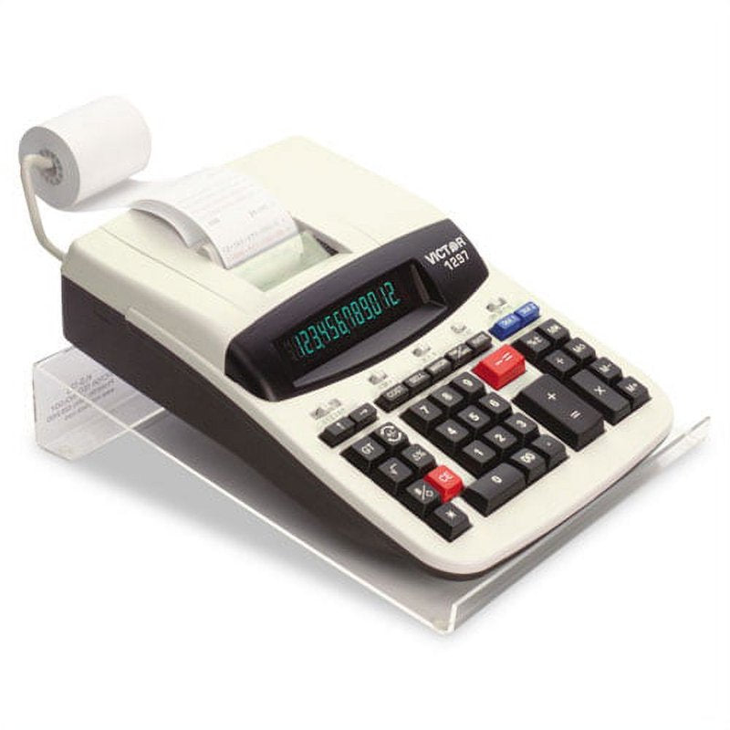 Large Clear Ergonomic Calculator Stand - Supports All Commercial Models