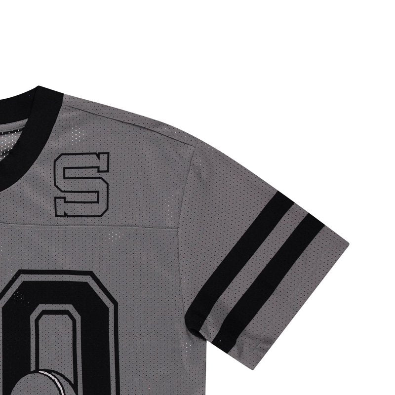 Ladies Snoopy Sports Jersey Shirt - Football Style, Grey, S (Variation: Snoopy-Football, S)