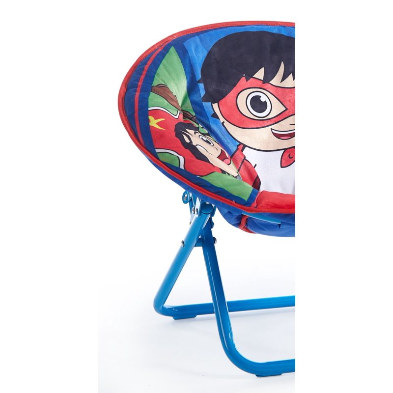 Ryan's World 19" Saucer Chair - Red, Blue, Multicolor Variation Included (Toddler Armless)