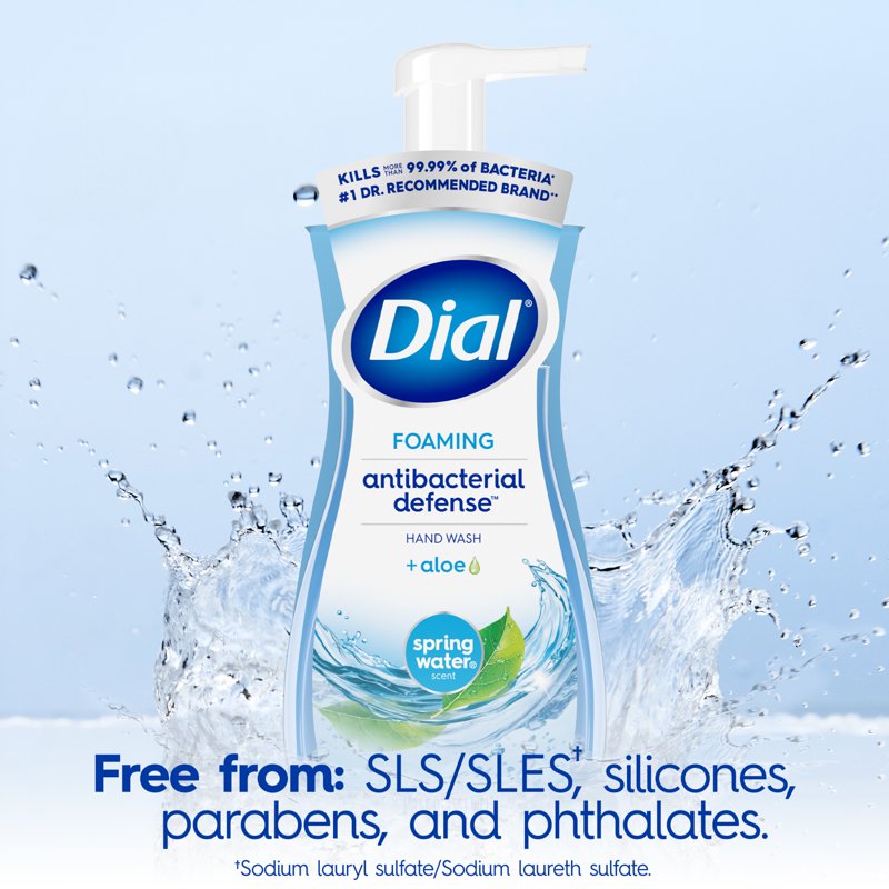 Antibacterial Foaming Hand Soap with Aloe & Spring Water Scent - 7.5 fl oz