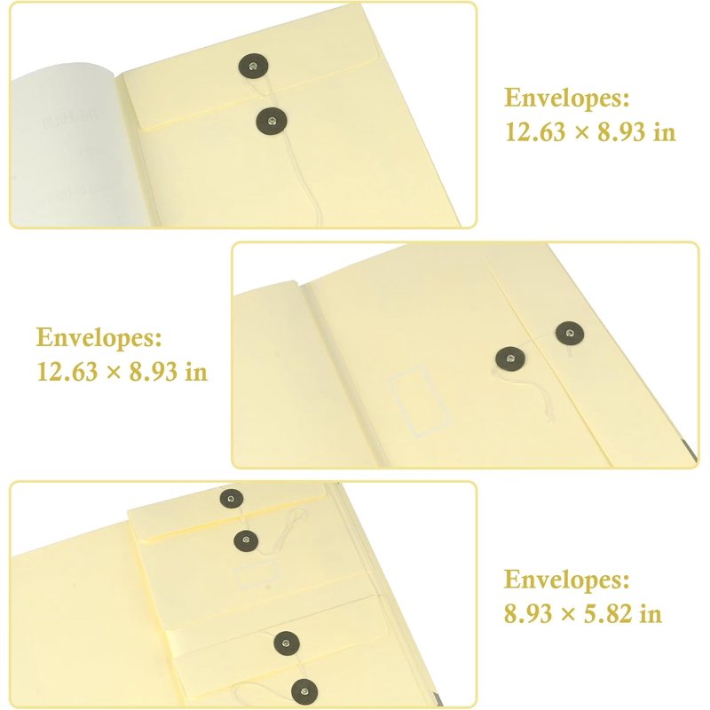 Important Document Organizer with Pockets and Labels - Durable File Folder for Emergency, School & Office