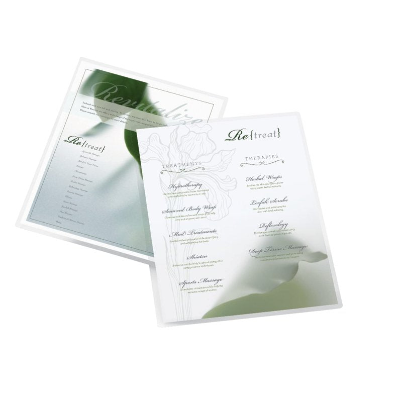 Letter Size Laminating Pouches - 5 Mil Clear Pack of 50 Office Depot