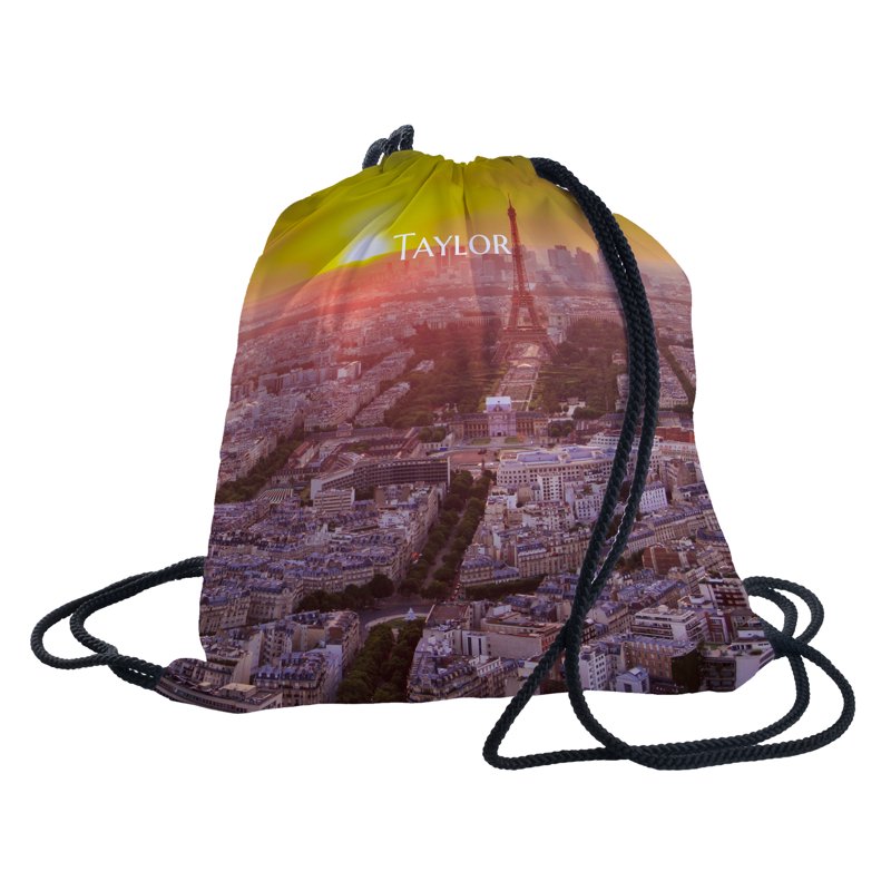Customizable Lightweight Gym Drawstring Bag 14x16.5 Polyester Unisex
