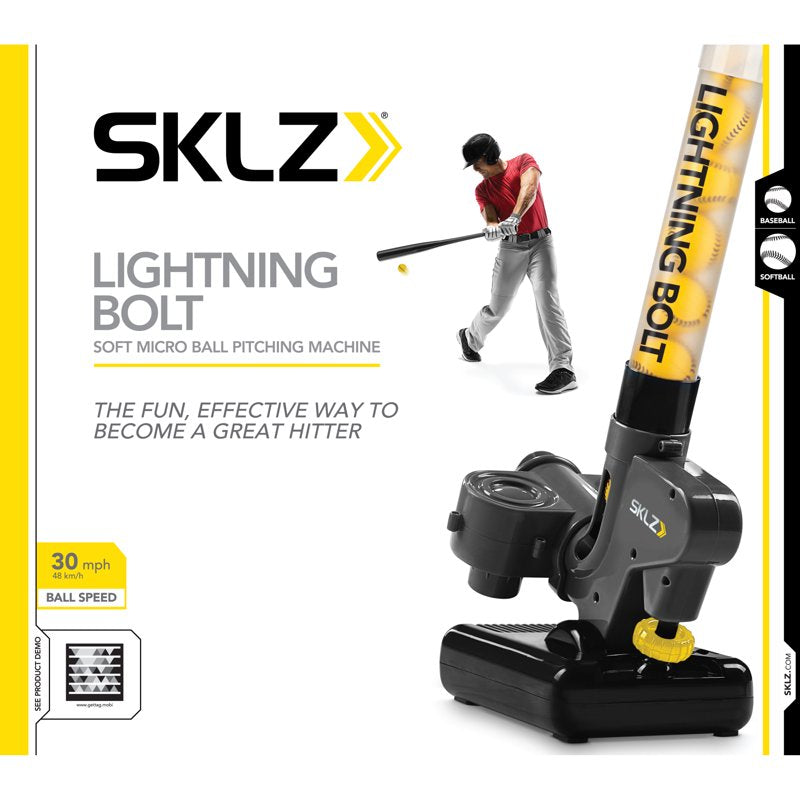 Portable Baseball Pitching Machine with 26 Soft Balls - Automatic Training Aid