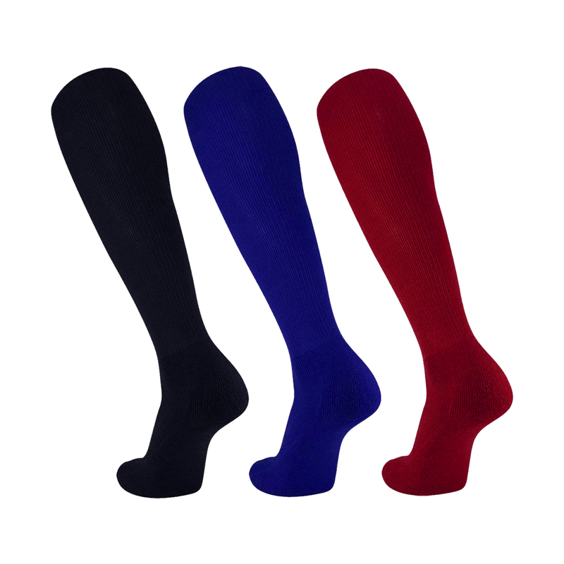 Youth Baseball Socks 2 Pair - Durable Polyester Crew Socks for Kids