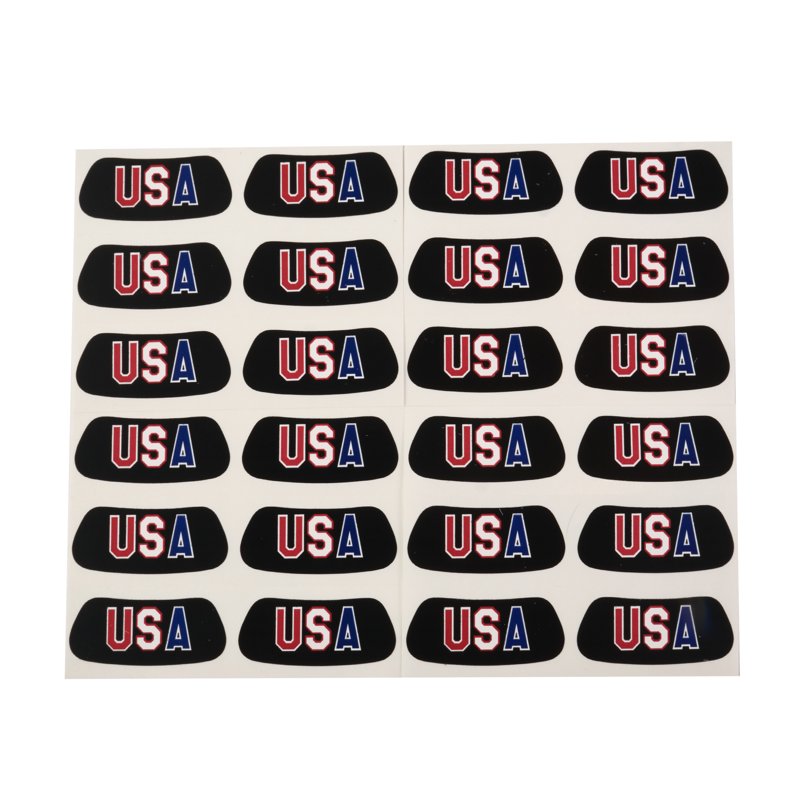 USA Flag Eye Black Sticker for Sports & Athletic Use