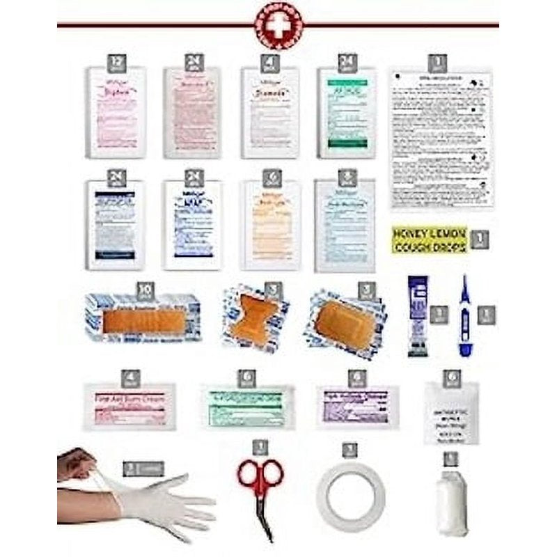 First Aid Kit for College Students - 175 Pieces, Portable Emergency Medical Supplies