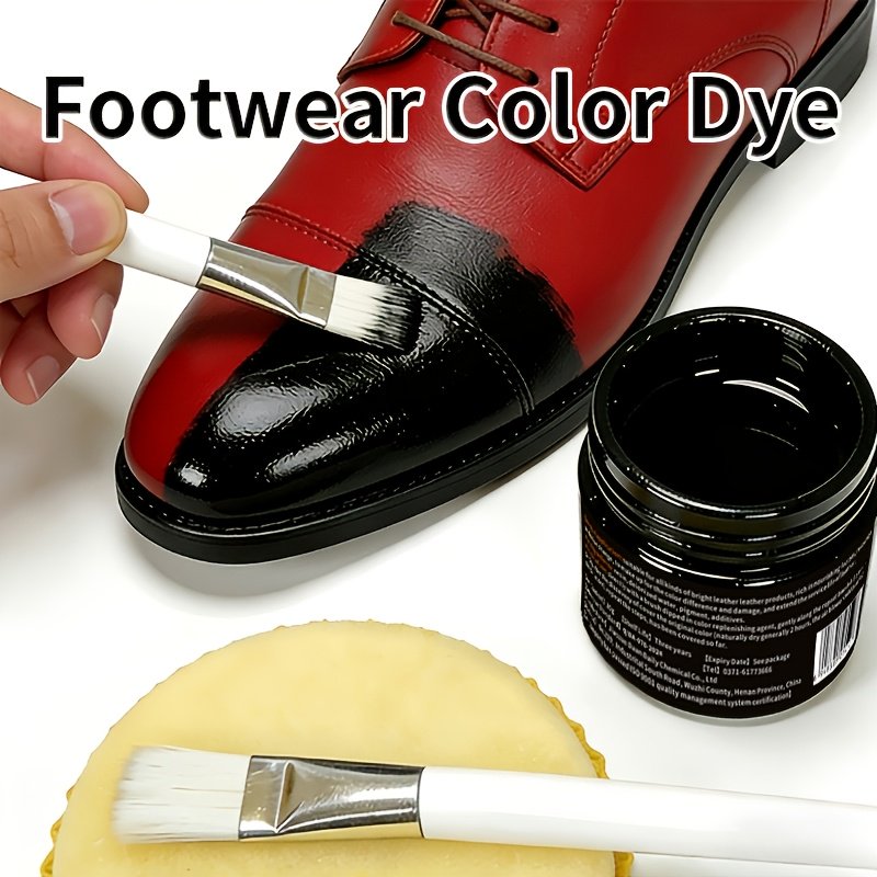 Leather Shoe & Bag Color Restorer Spray - Instant Black Dye for Leather Items