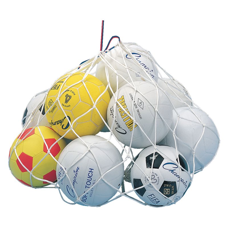 Basketball Equipment Bag Holds Up to 10 Balls with Drawstring Closure