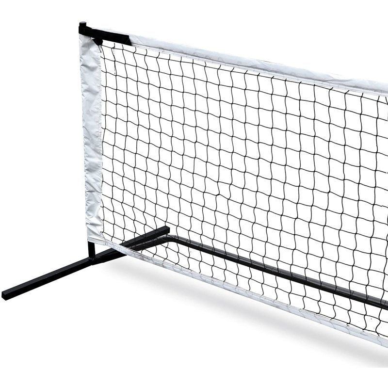 Portable Pickleball Net System 22FT with Steel Frame & Carrying Bag for Outdoor Sports